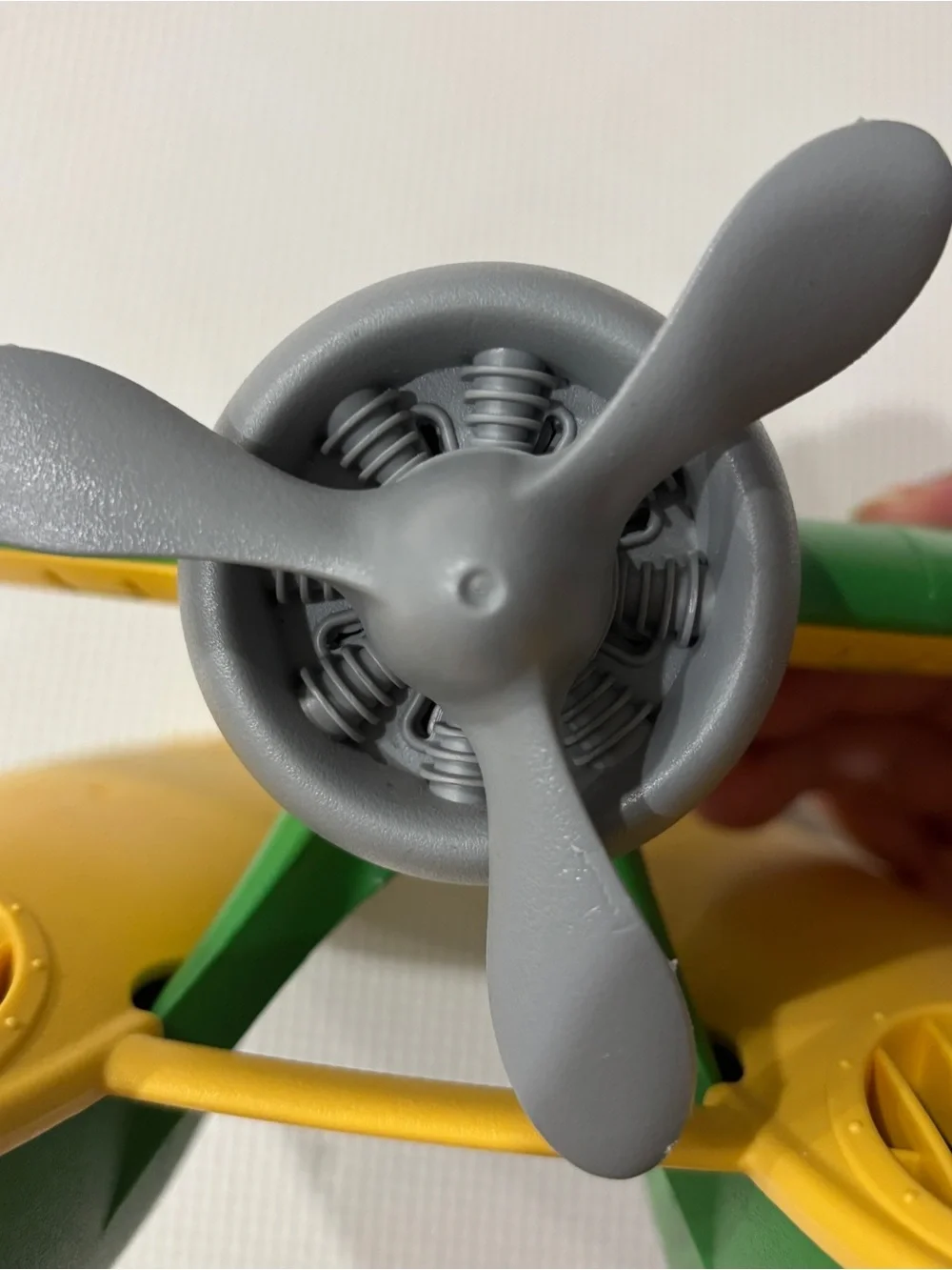 Green & Yellow Toy Seaplane - Kids Float Plane by Green Toys 9.5”